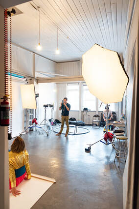 Photography Studio space for hire complete with Elinchrom ELC Pro HD flash units, Courtenay Place, central Wellington, james Gilberd Photography, Courtenay Studios